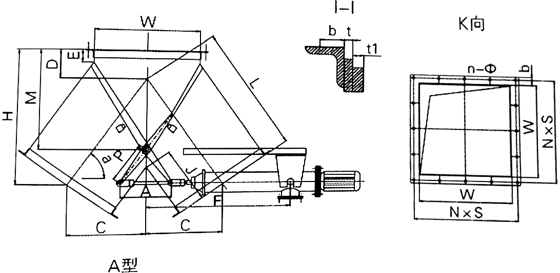 DSF-A型電動(dòng)三通分料器 DSF-A型電動(dòng)三通分料器